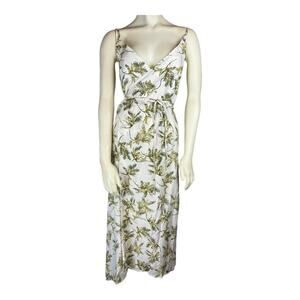 Rubicon womens Wrap Dress Tropical Print Small Medium